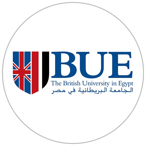The British University in Egypt logo